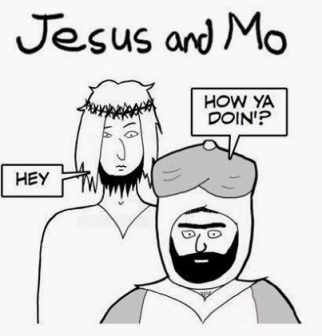Jesus and Mo uncensored.